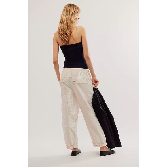 Free People Skip A Beat Utility Pants $198 - Picture 5 of 9